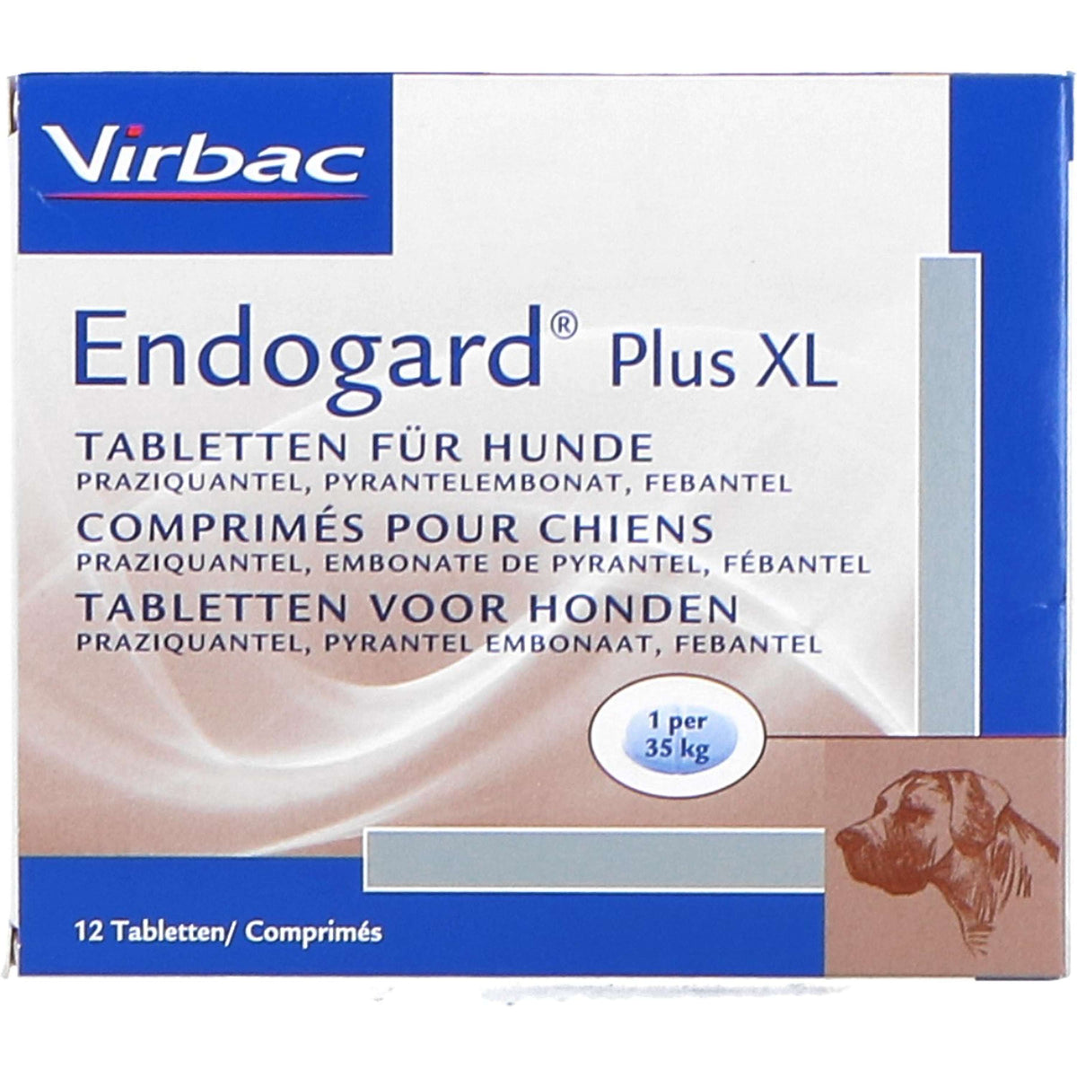 Virbac Entwurmungstablette Endogard Plus XL Hund