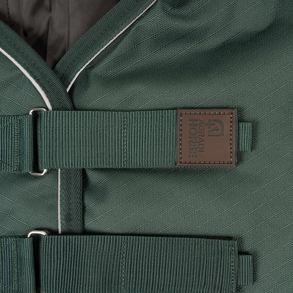 Agradi Horse Halsstück 1200D 200gr Reflektierende Paspelierung Grün