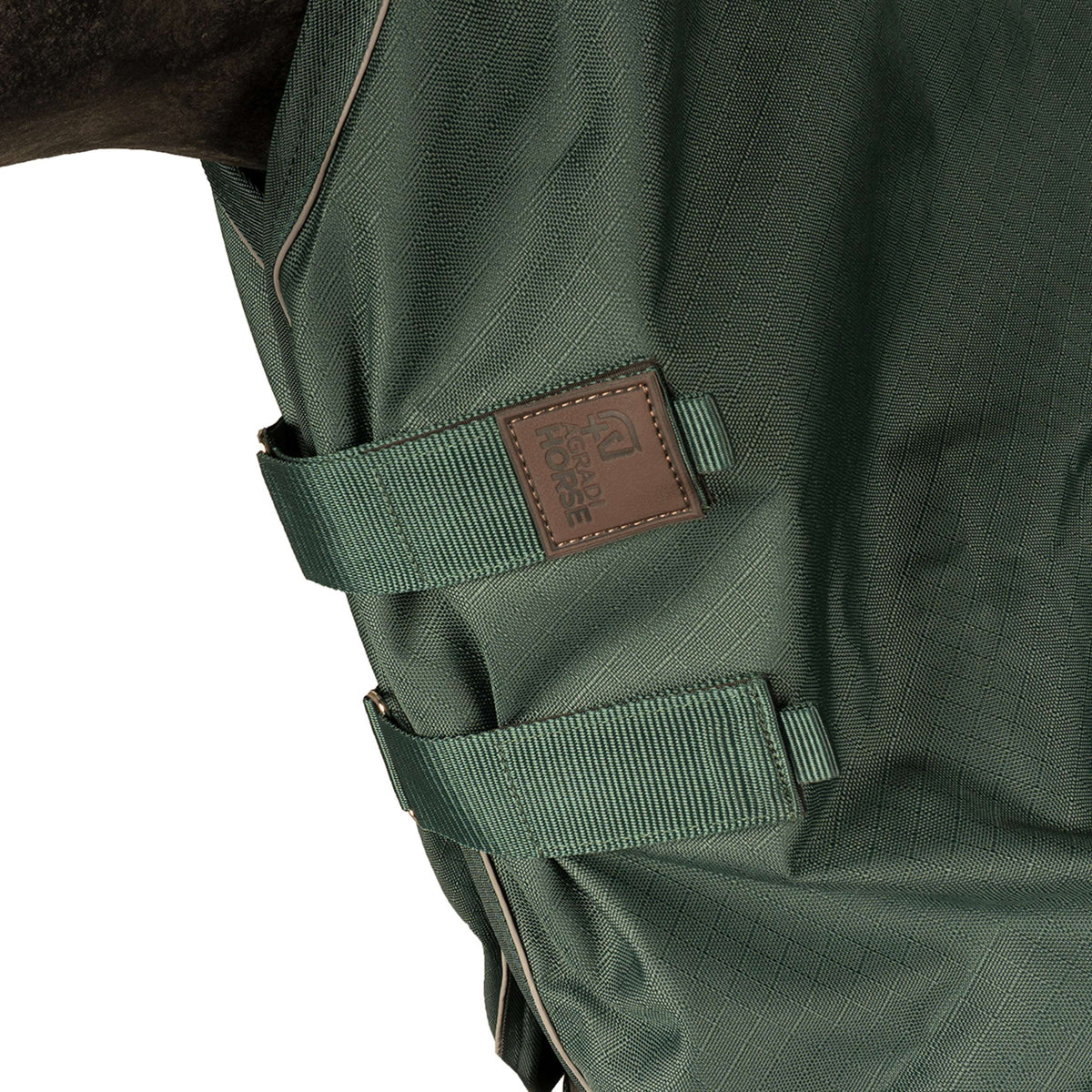 Agradi Horse Halsstück 1200D 200gr Reflektierende Paspelierung Grün