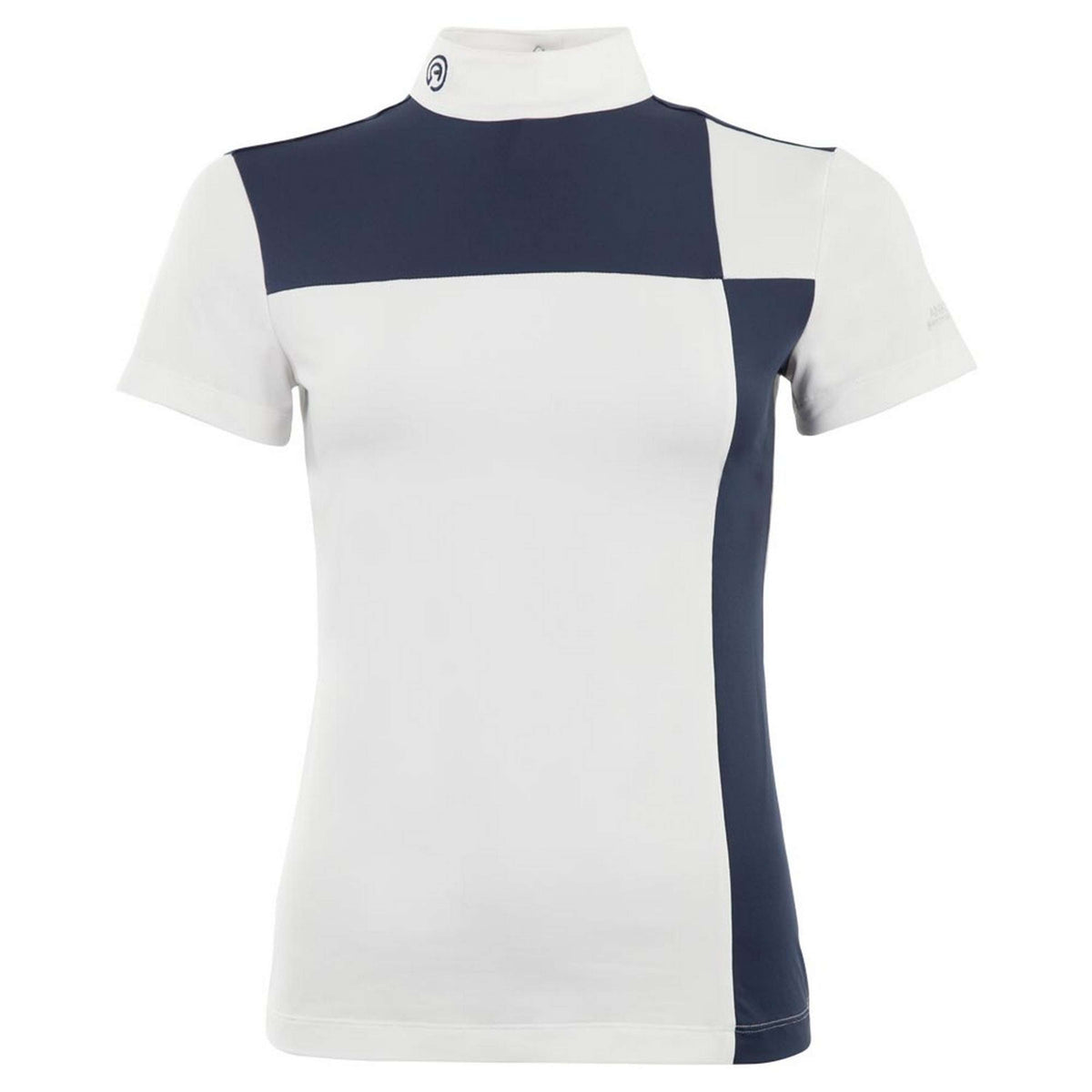 ANKY Turniershirt Grand Prix Kurze Ärmel Weiß/Navy