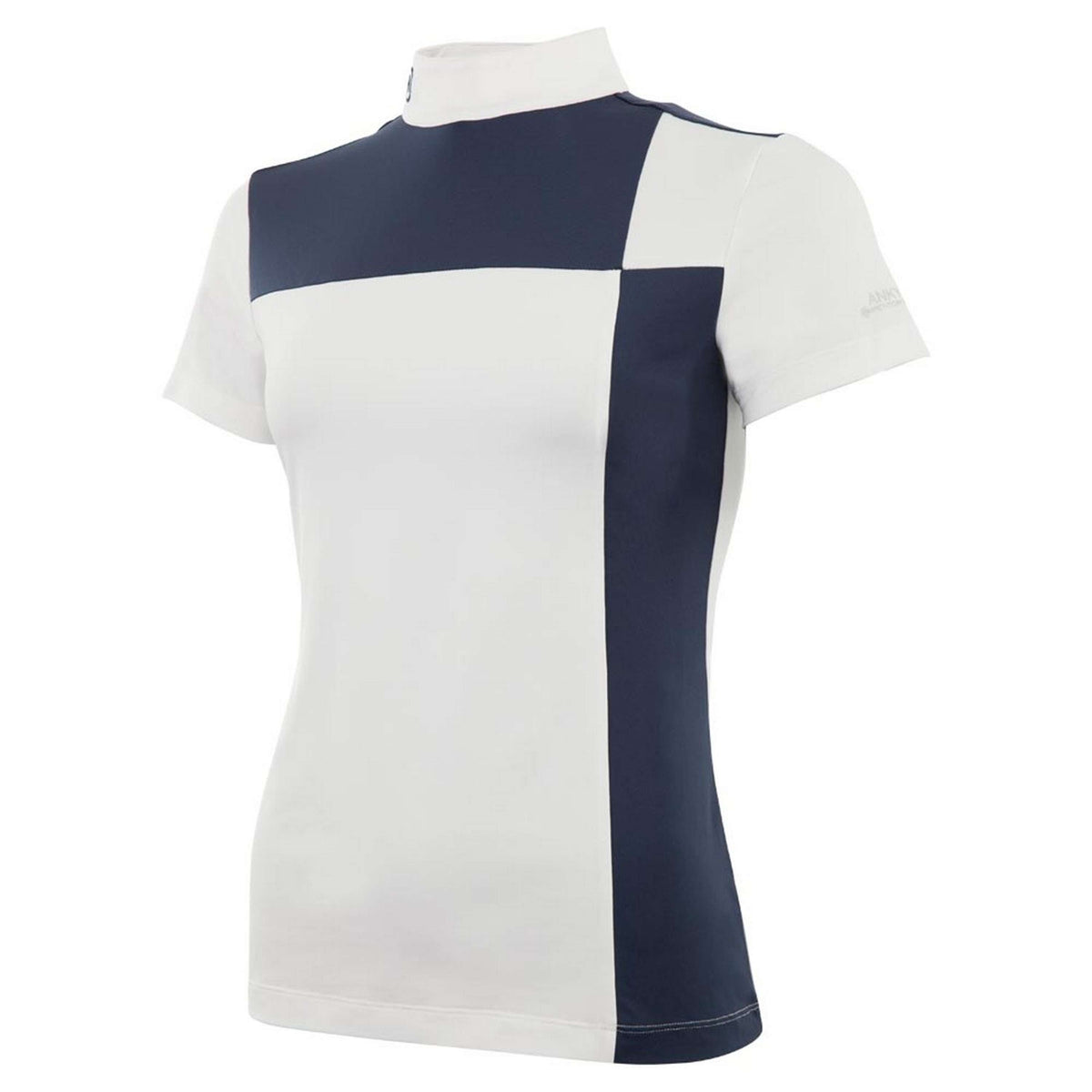 ANKY Turniershirt Grand Prix Kurze Ärmel Weiß/Navy