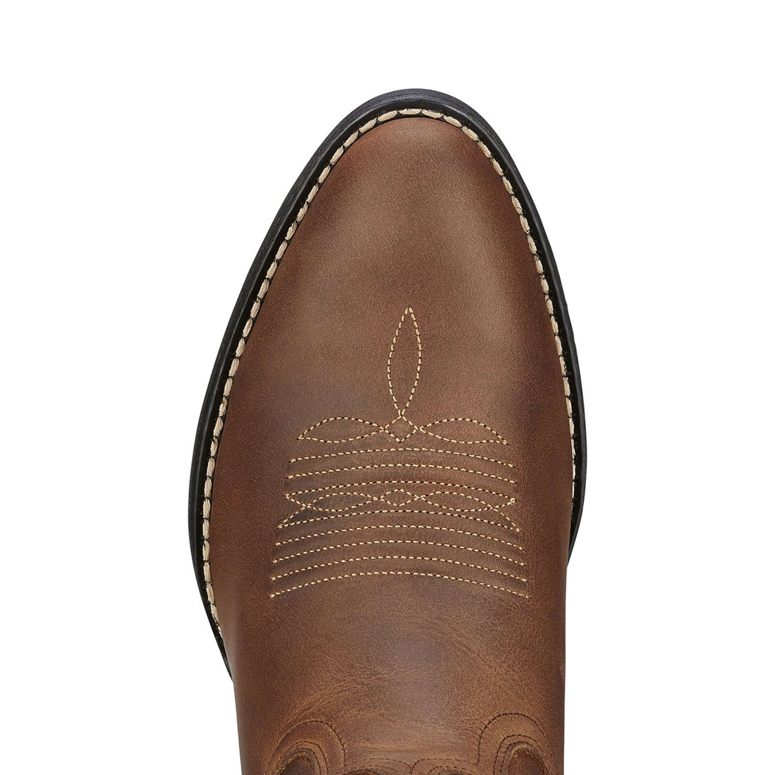 Ariat Westernstiefel Heritage R Toe Womans Braun Ariat Westernstiefel Heritage R Toe Womans Braun