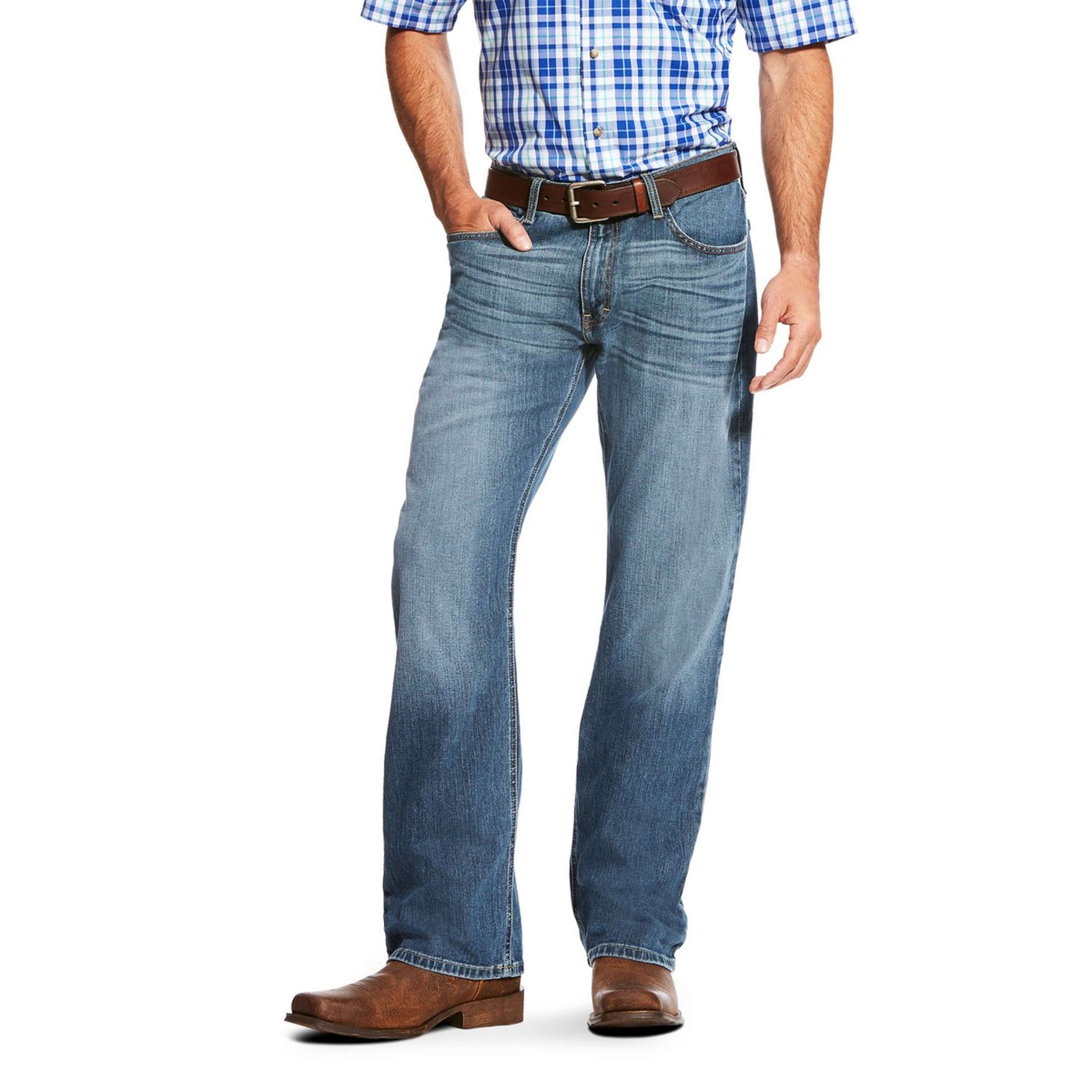 Ariat Western Denim M7 Legacy Stretch Man's Drifter Ariat Western Denim M7 Legacy Stretch Man's Drifter