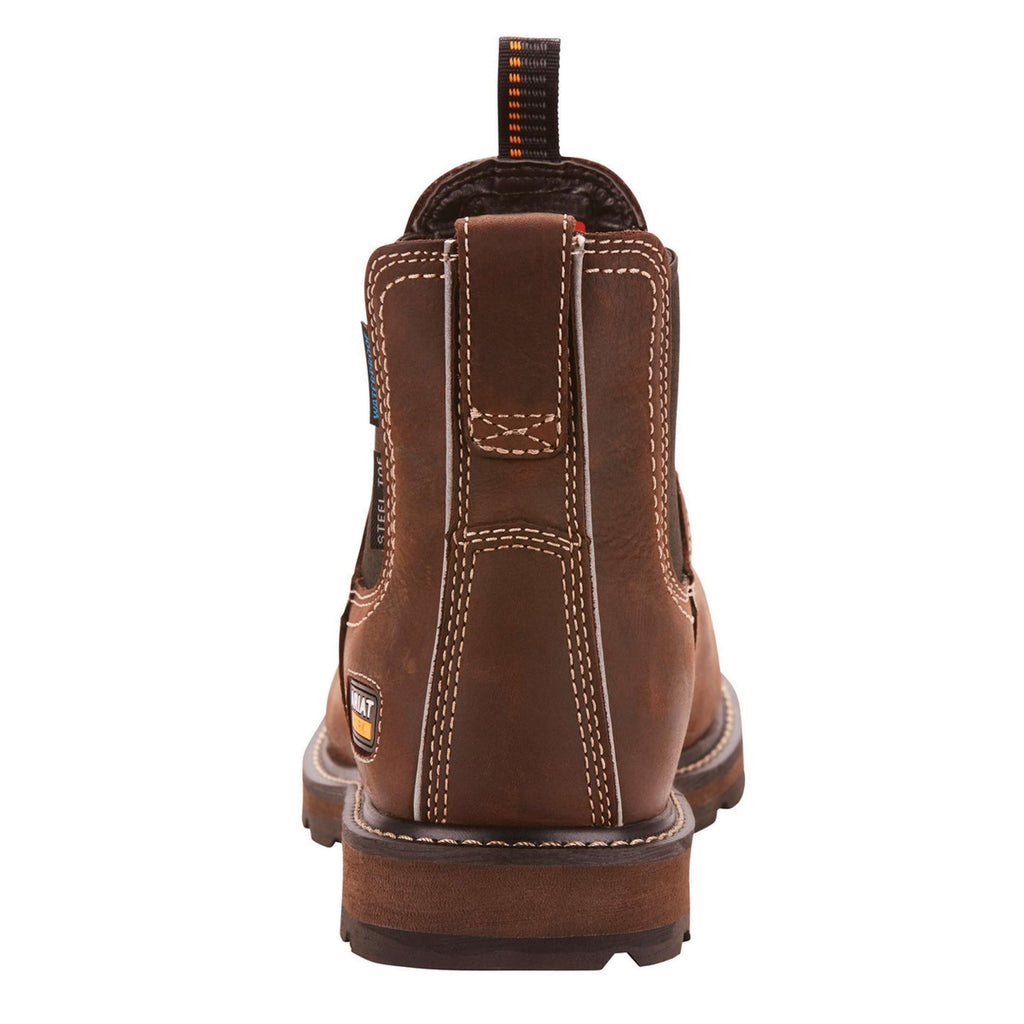 Ariat Stiefeletten Groundbreaker Chelsea Waterproof Steel Toe Herren Braun