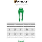 Ariat Reithose Tri Factor Grip Full Grip Damen Weiß