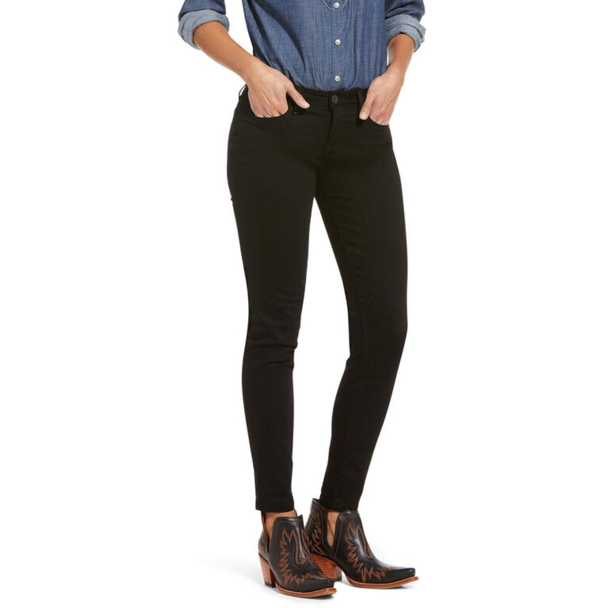 Ariat Hose Forever Skinny Schwarz