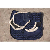 ANKY Schabracke Check Velvet XB25003 Dressur Midnight Blue
