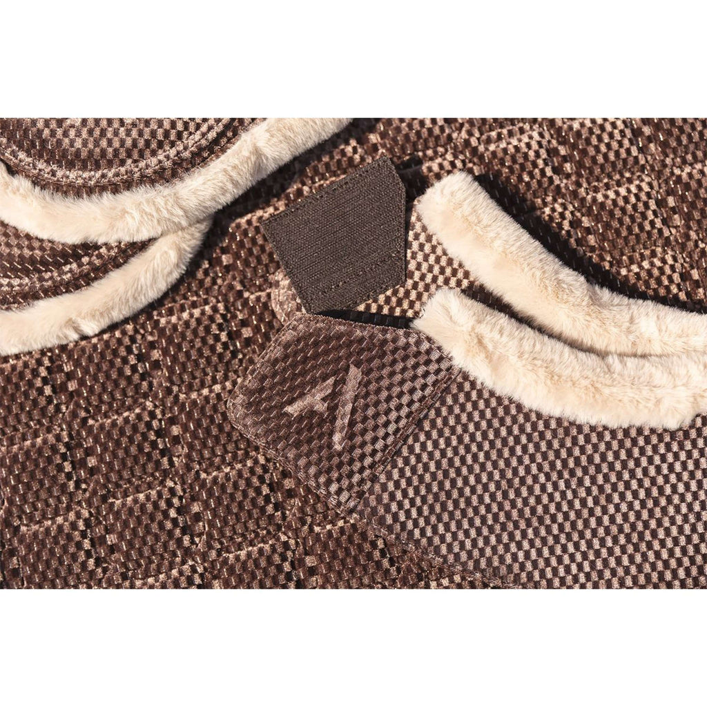 ANKY Hufglocken Check Velvet ATB25009 Deep Taupe