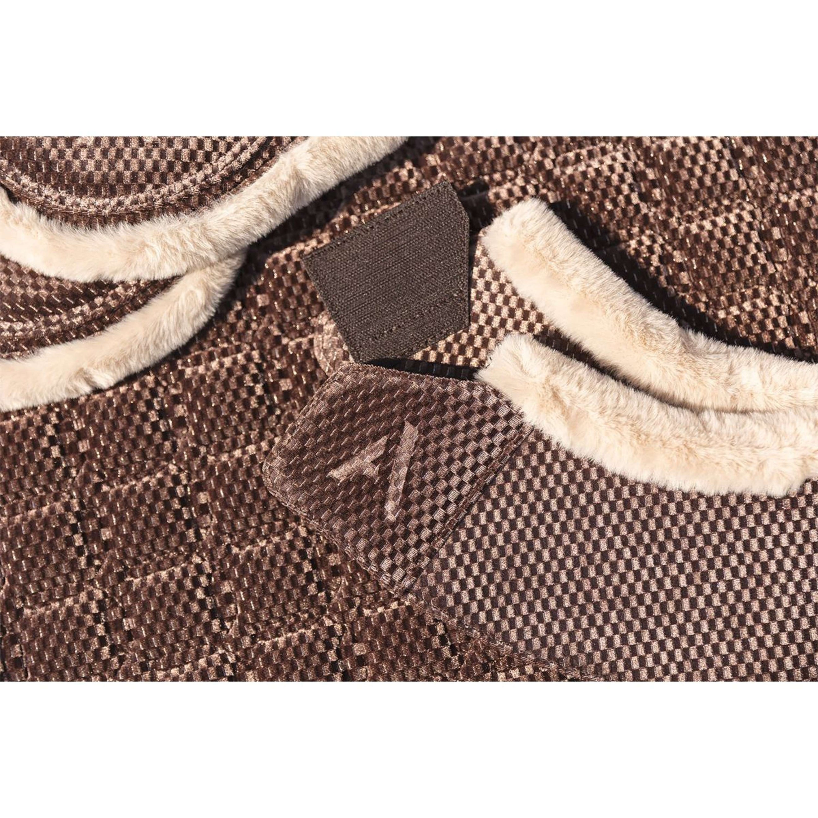ANKY Hufglocken Check Velvet ATB25009 Deep Taupe