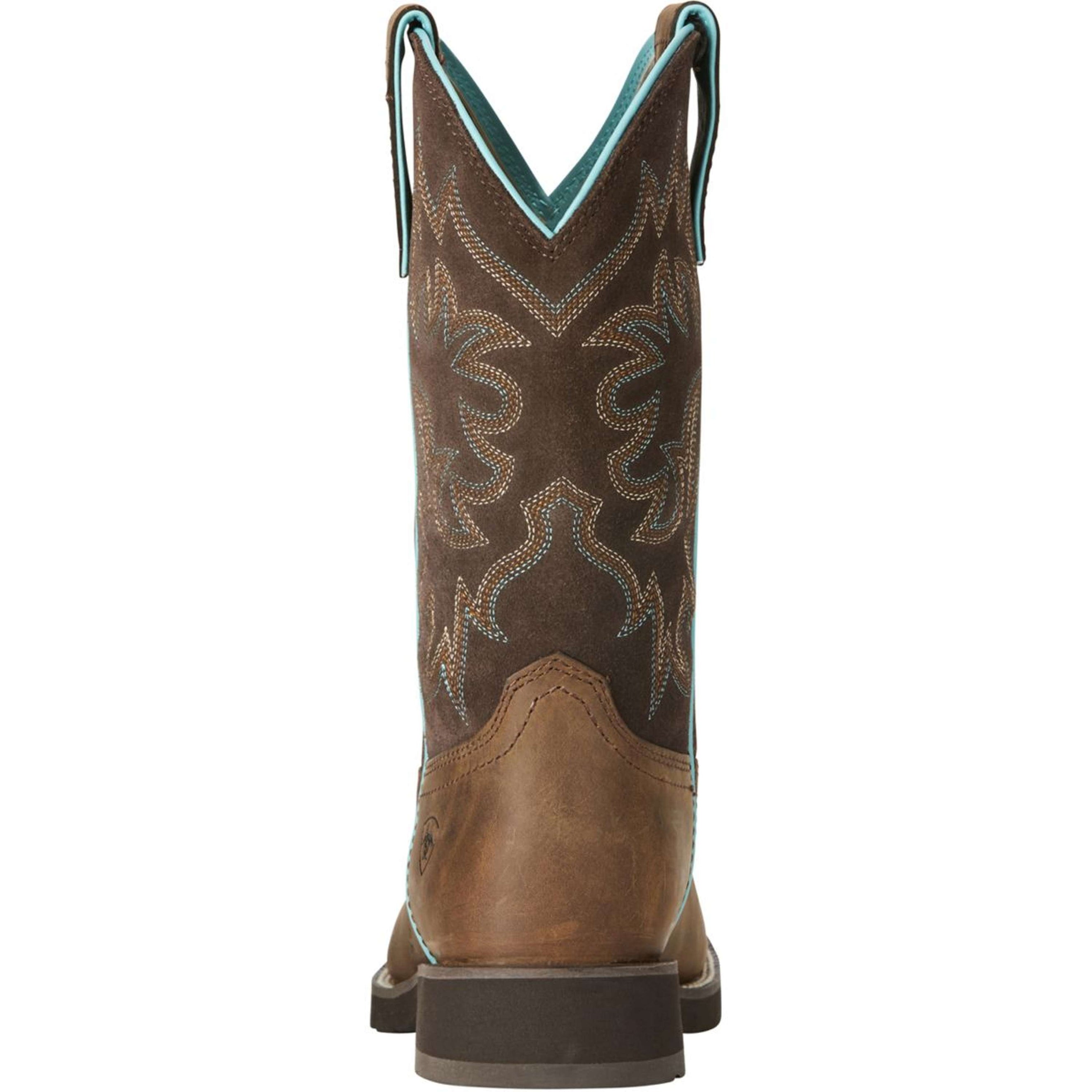 Ariat Westernstiefel Delilah Round Toe Distressed Brown Ariat Westernstiefel Delilah Round Toe Distressed Brown