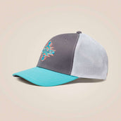 Ariat Cap Aztec Logo Grau