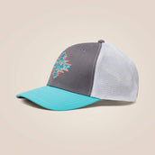 Ariat Cap Aztec Logo Grau