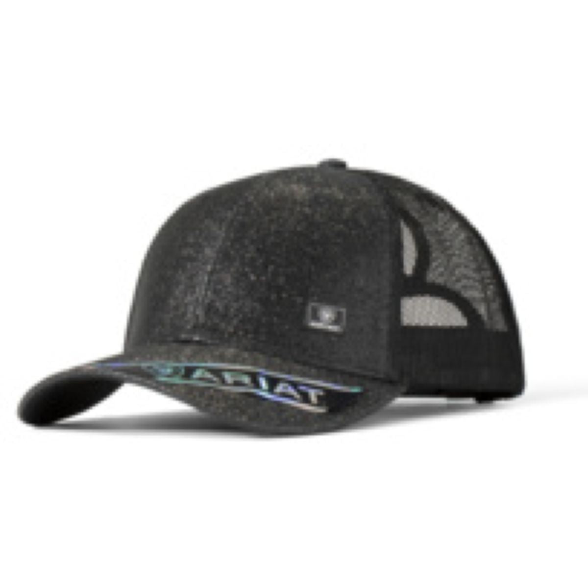 Ariat Cap Messy Bun Glitter Schwarz