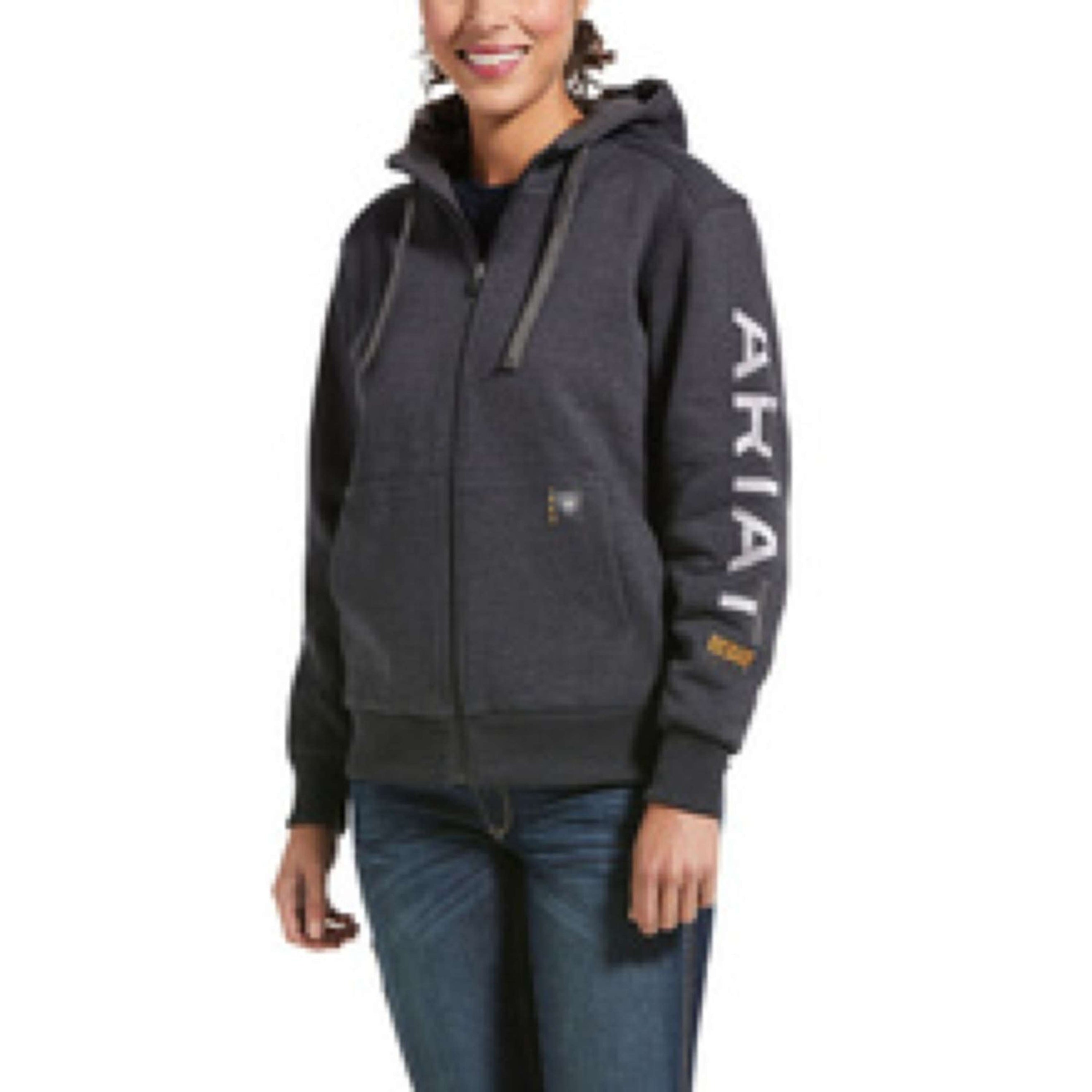 Ariat Jacke Rebar All-Weather Damen Charcoal Heather Ariat Jacke Rebar All-Weather Damen Charcoal Heather