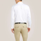 Ariat Turniershirt Tek Long Sleeve Herren Weiß