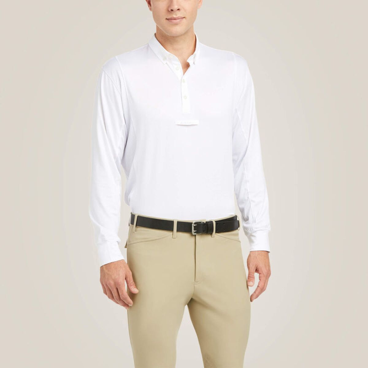 Ariat Turniershirt Tek Long Sleeve Herren Weiß