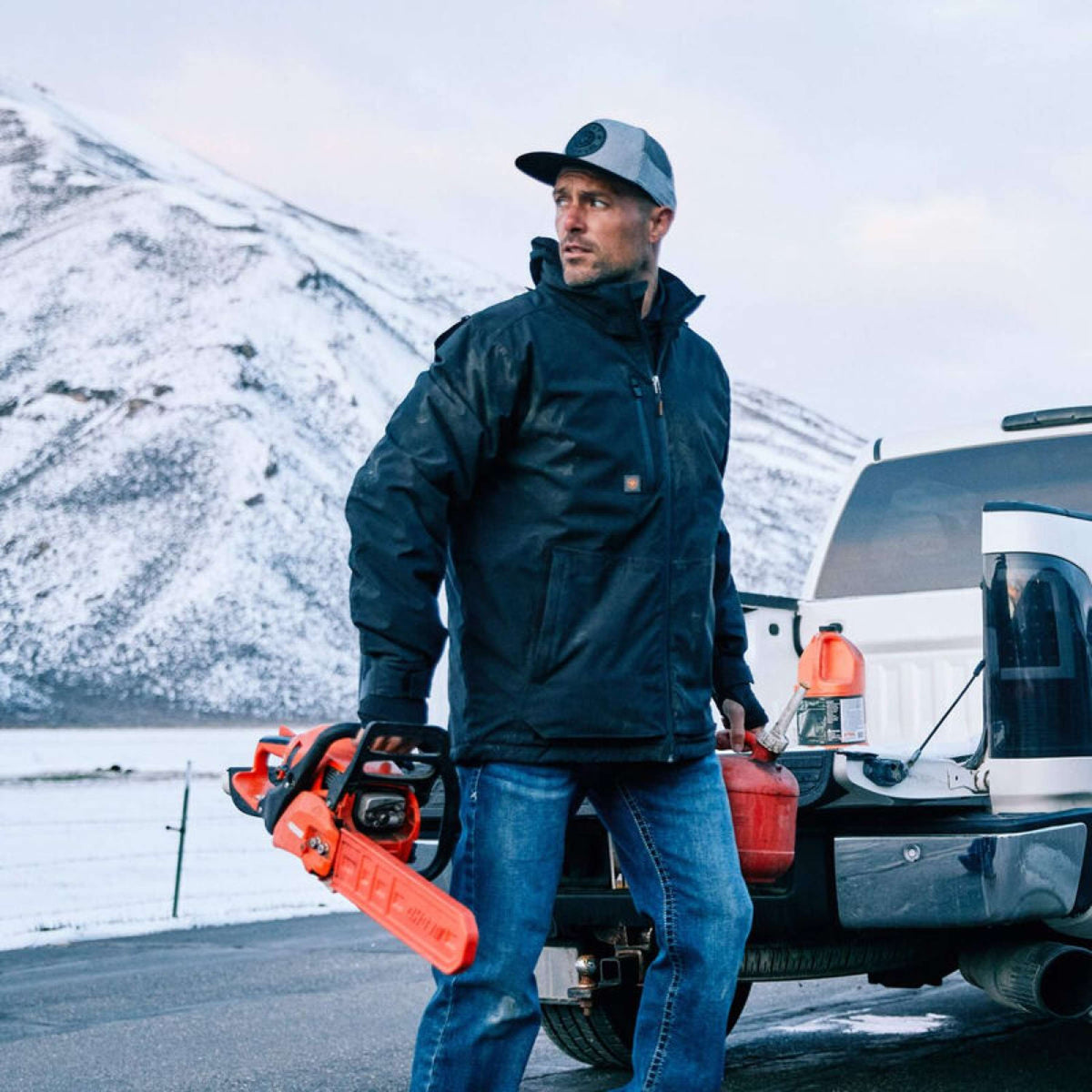 Ariat Jacke Rebar Storm Fighter 2.0 Waterproof Herren Schwarz