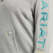 Ariat Hoodie Rebar Graphic Damen Heather Grau