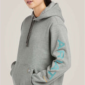 Ariat Hoodie Rebar Graphic Damen Heather Grau