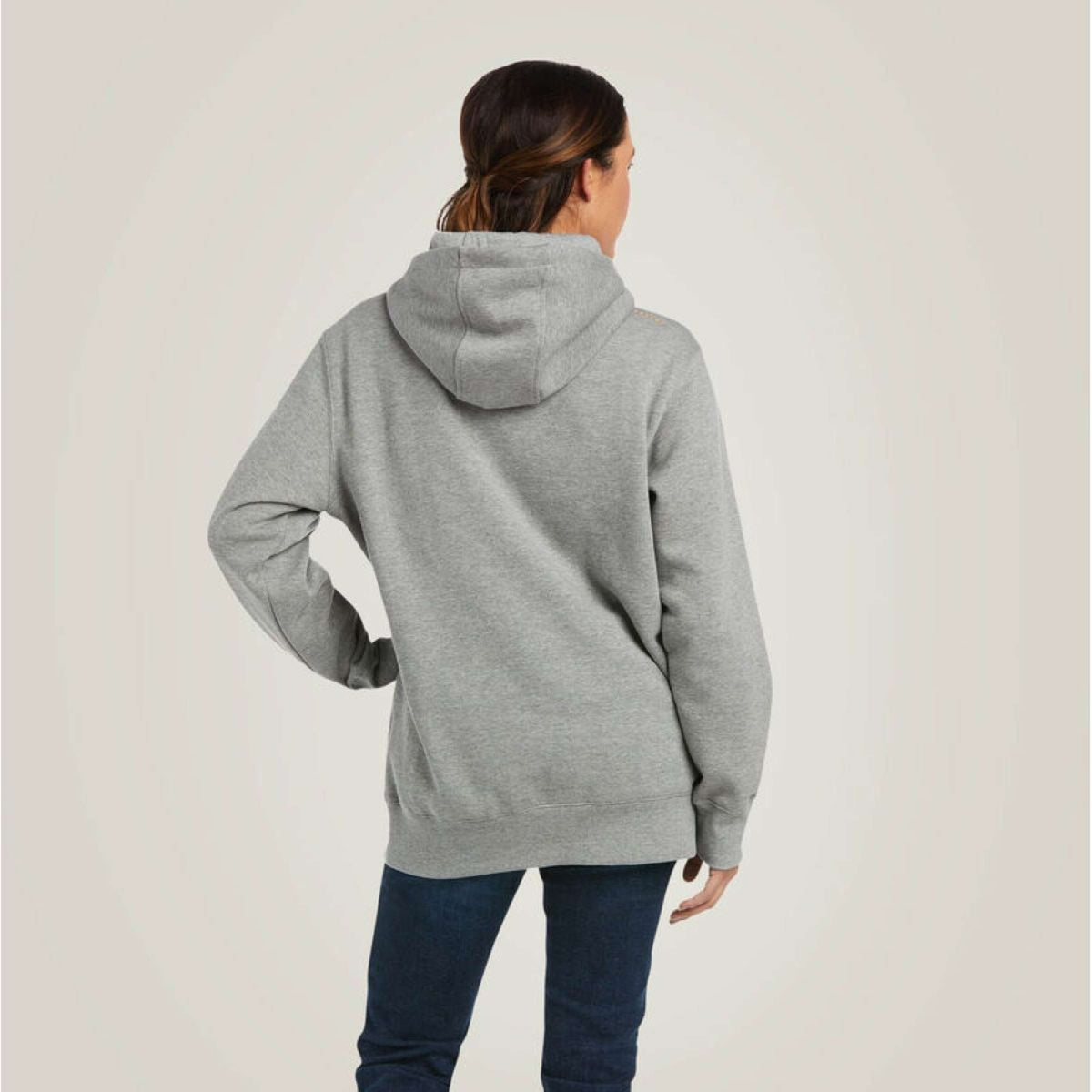 Ariat Hoodie Rebar Graphic Damen Heather Grau