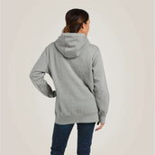 Ariat Hoodie Rebar Graphic Damen Heather Grau