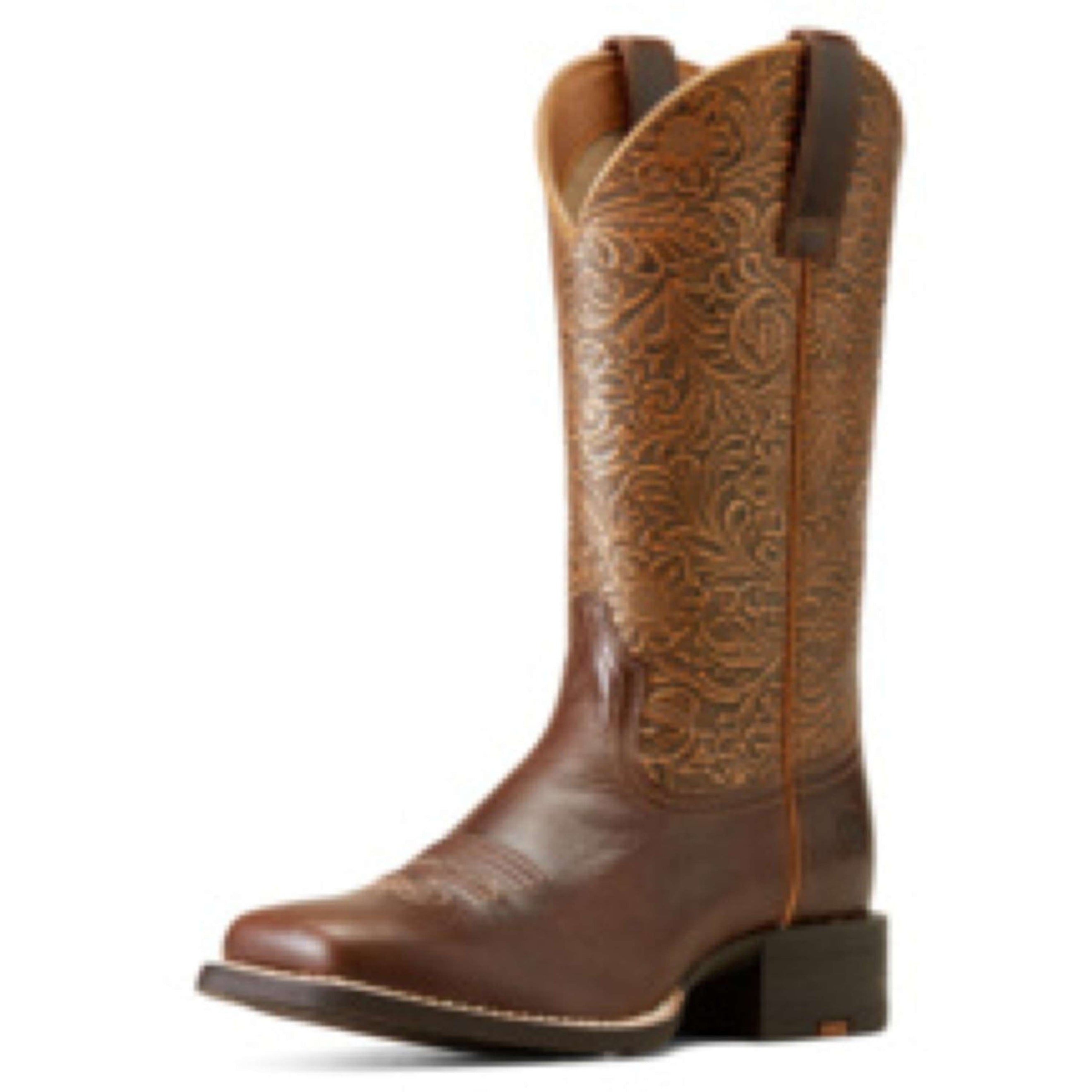 Ariat Westernstiefel Round Up Wide Damen Braun