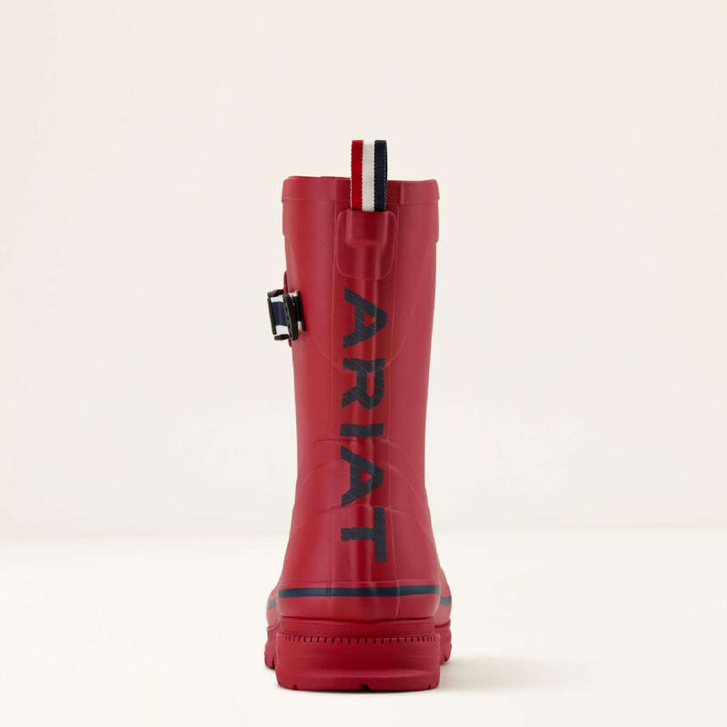 Ariat Regenstiefel Kelmarsh Mid Damen Team Rot/Marineblau