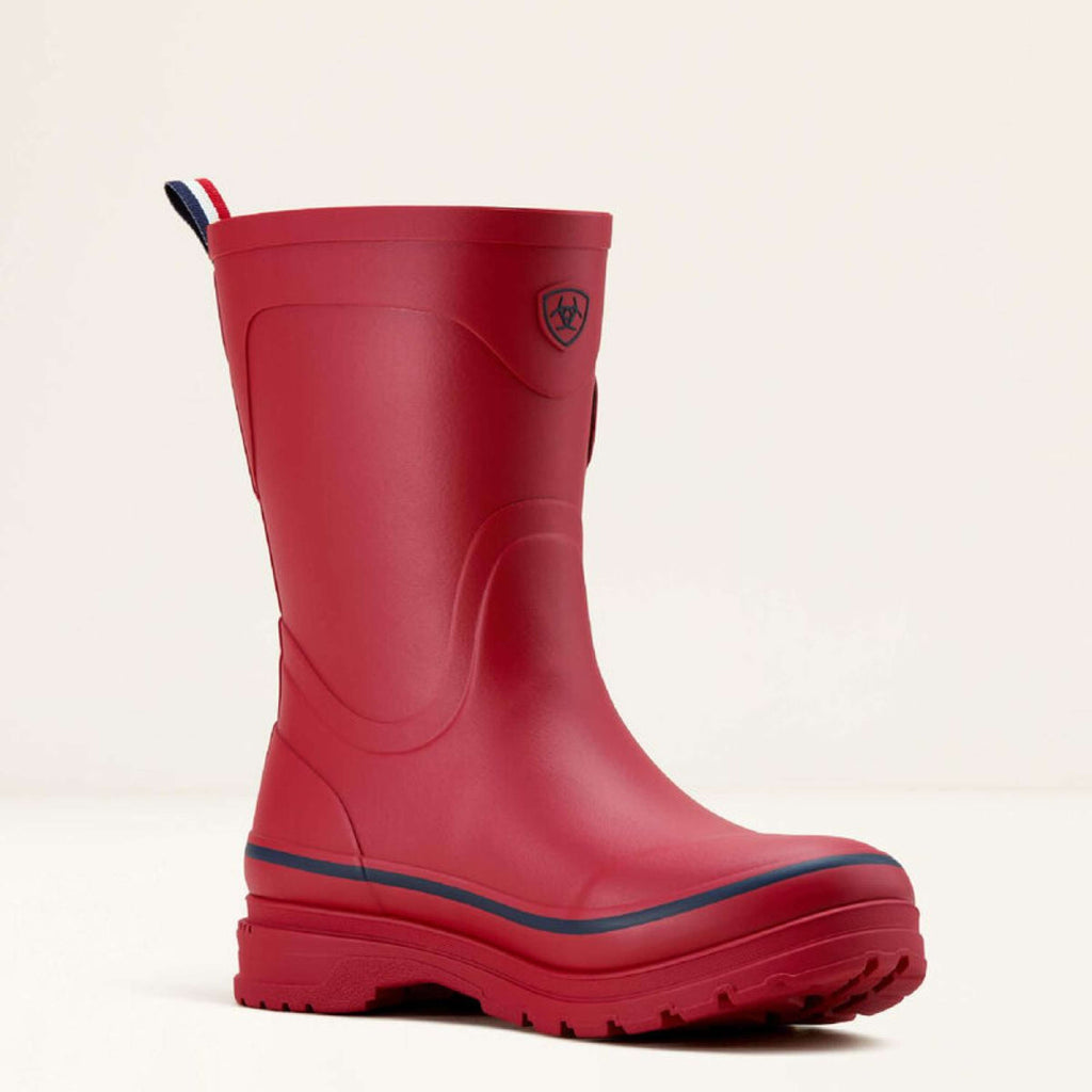 Ariat Regenstiefel Kelmarsh Mid Damen Team Rot/Marineblau