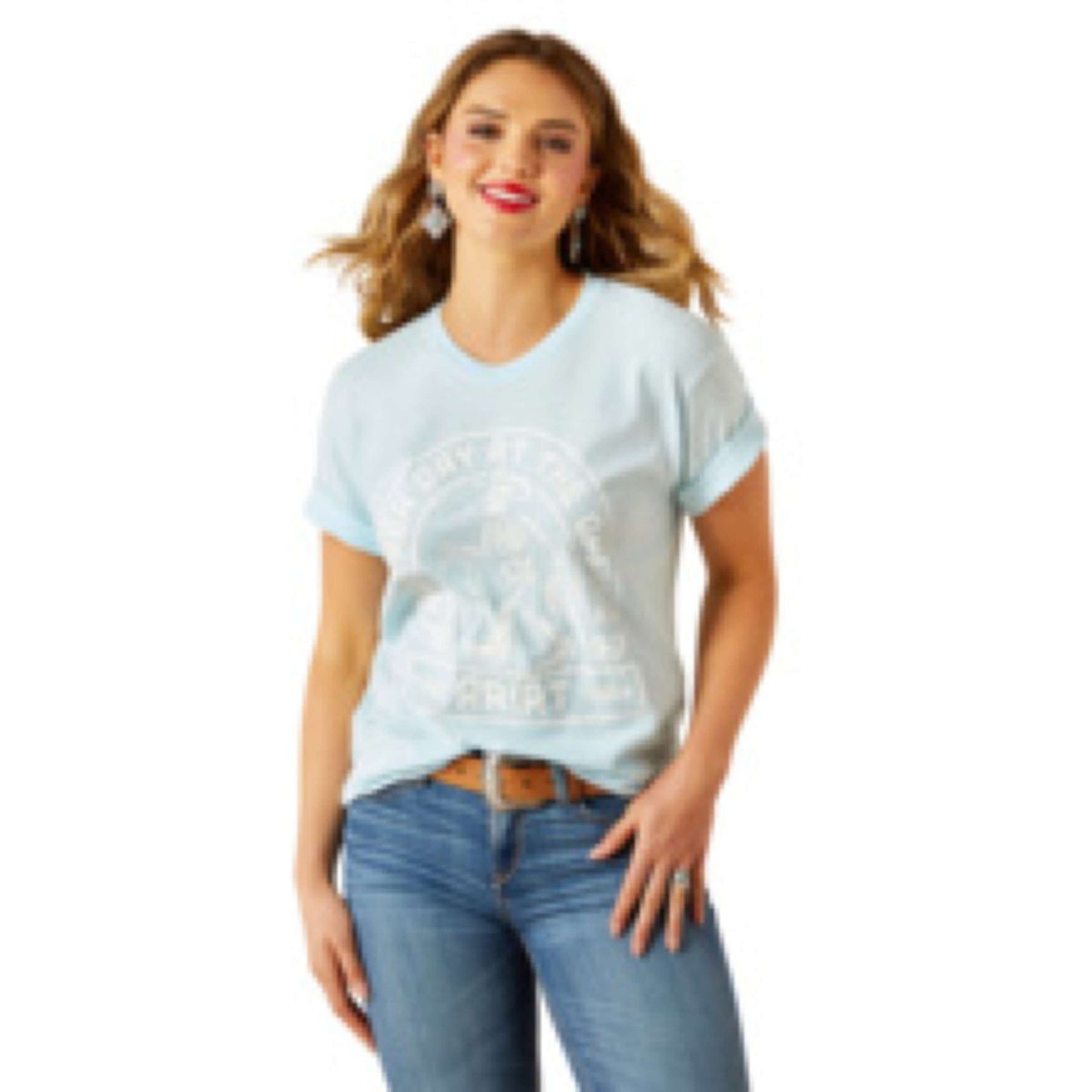 Ariat T-Shirt Another Day Damen Vintage Lagoon Ariat T-Shirt Another Day Damen Vintage Lagoon