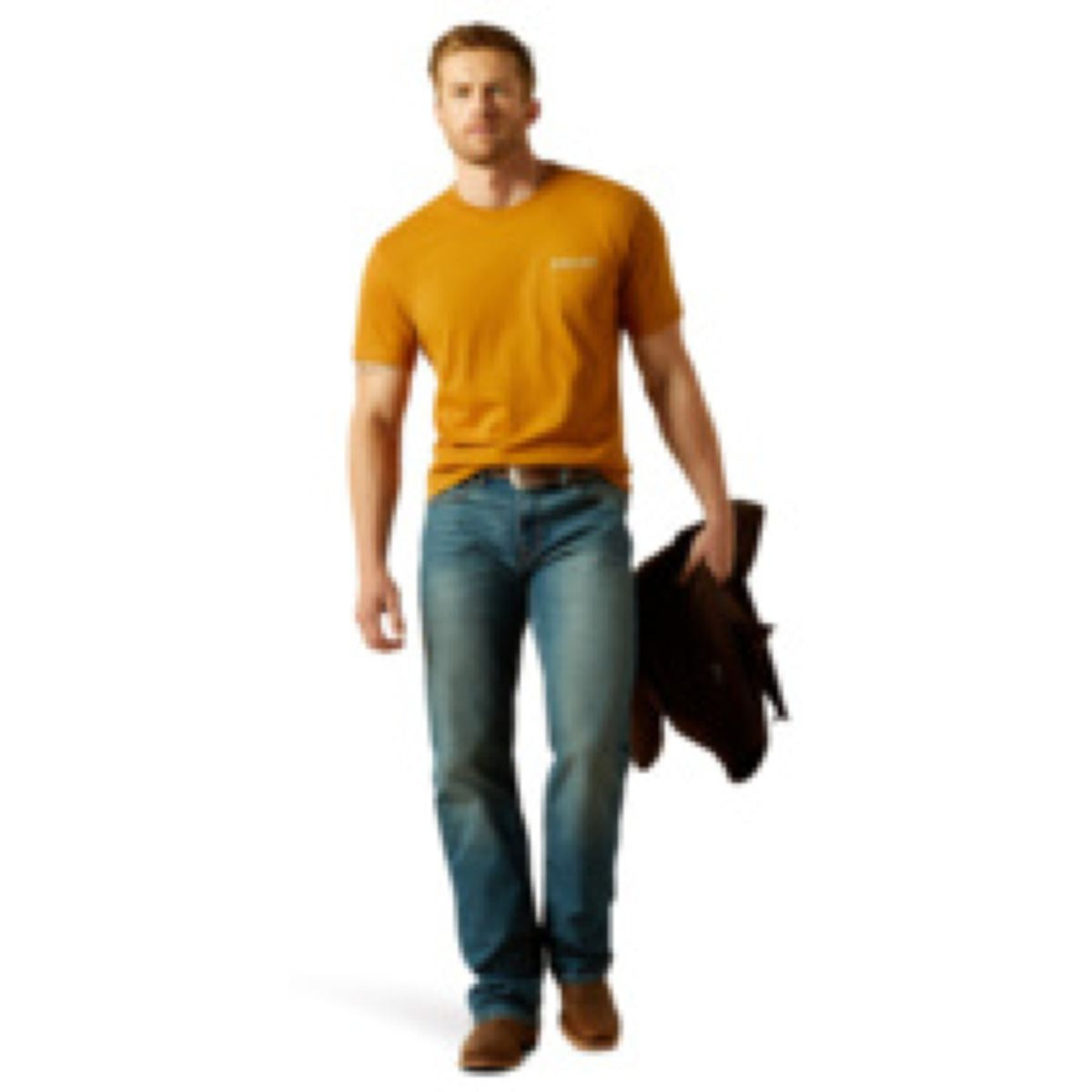 Ariat T-Shirt Scorpion Seal Herren Orange
