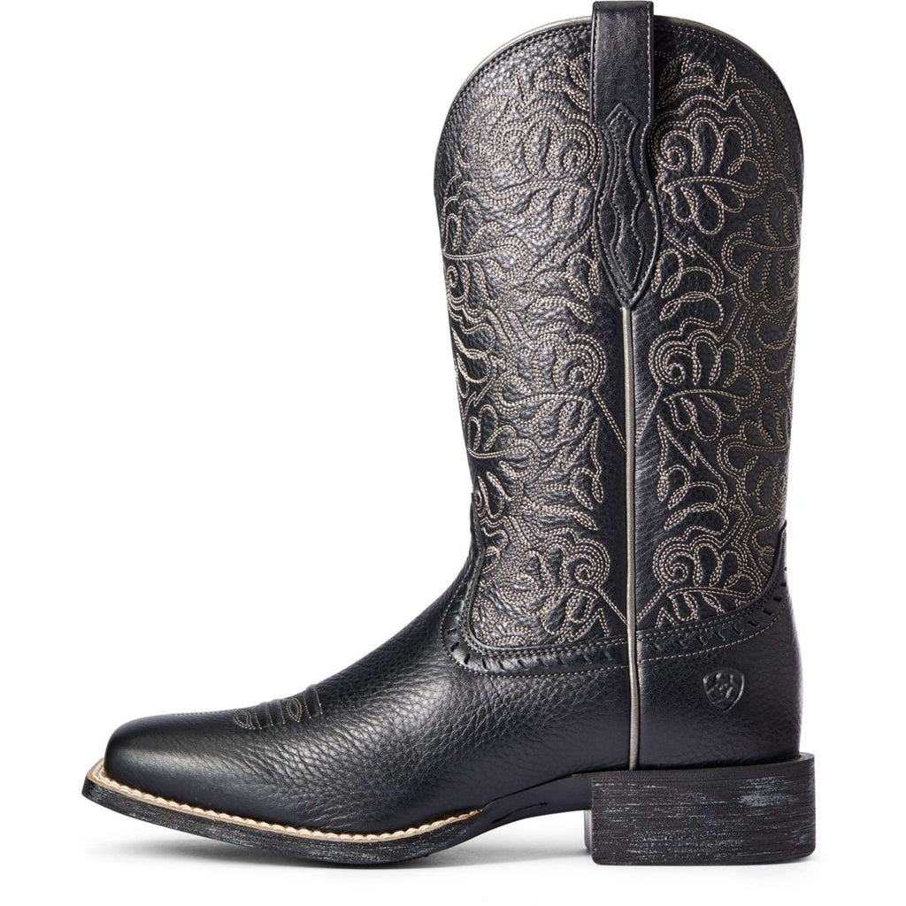 Ariat Westernstiefel Round Up Remuda Damen Black Deertan