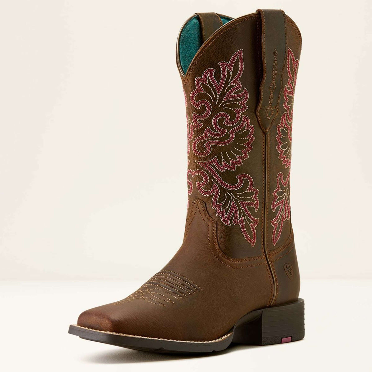 Ariat Westernstiefel Round Up Wide Square Toe Sassy Brown