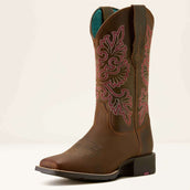 Ariat Westernstiefel Round Up Wide Square Toe Sassy Brown