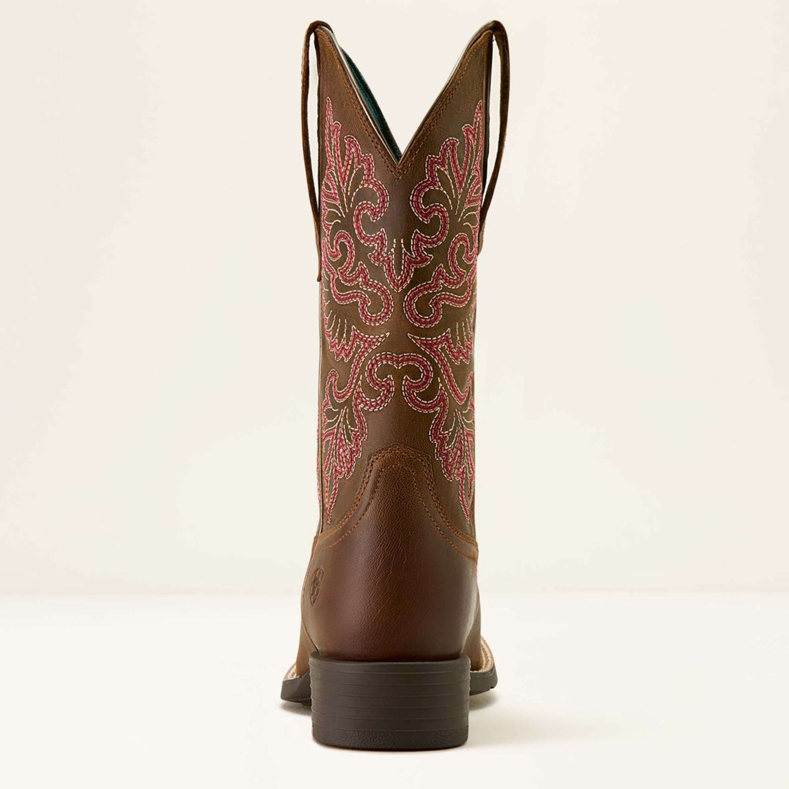 Ariat Westernstiefel Round Up Wide Square Toe Sassy Brown Ariat Westernstiefel Round Up Wide Square Toe Sassy Brown