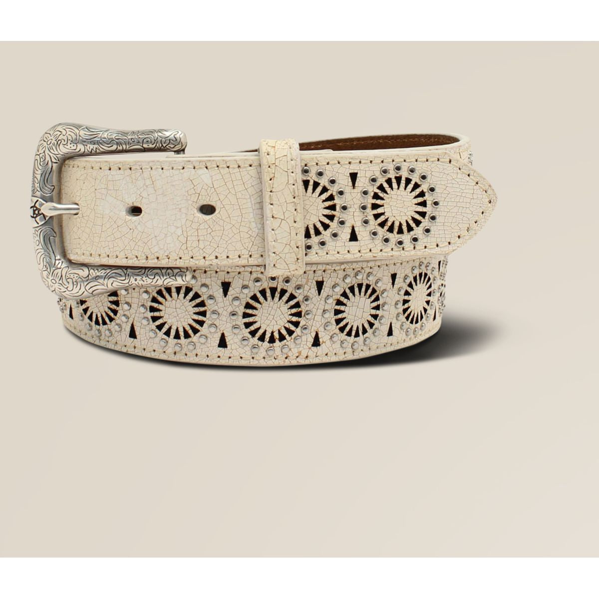 Ariat Gürtel M&F WMNS Circle Burst Weiß