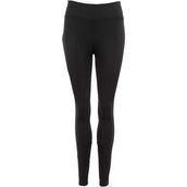 Premiere Reitleggings Bugloss Damen Silikon Vollbesatz Schwarz