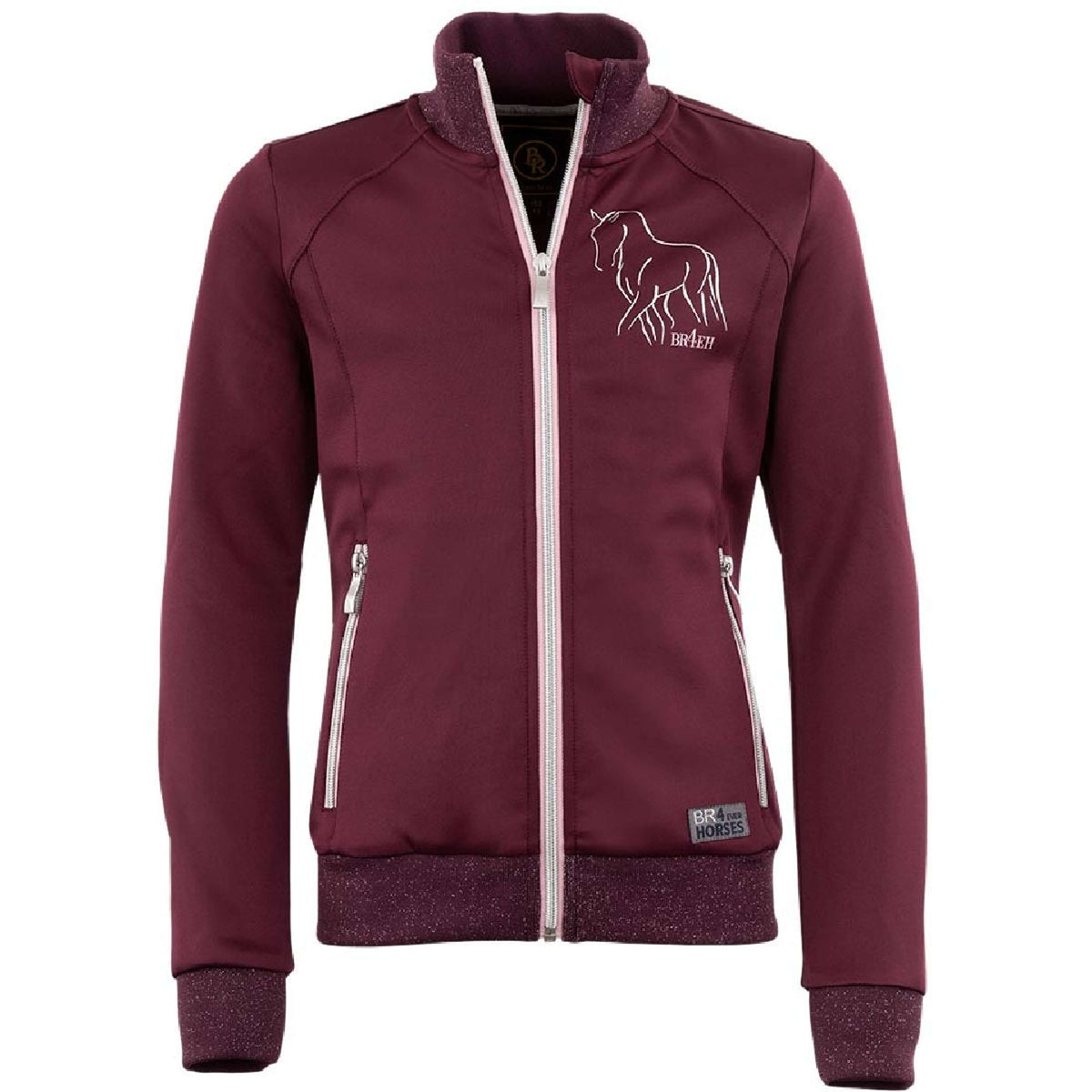 BR Jacke 4-EH Annemarie Technisches Strick Kids Grape Wine