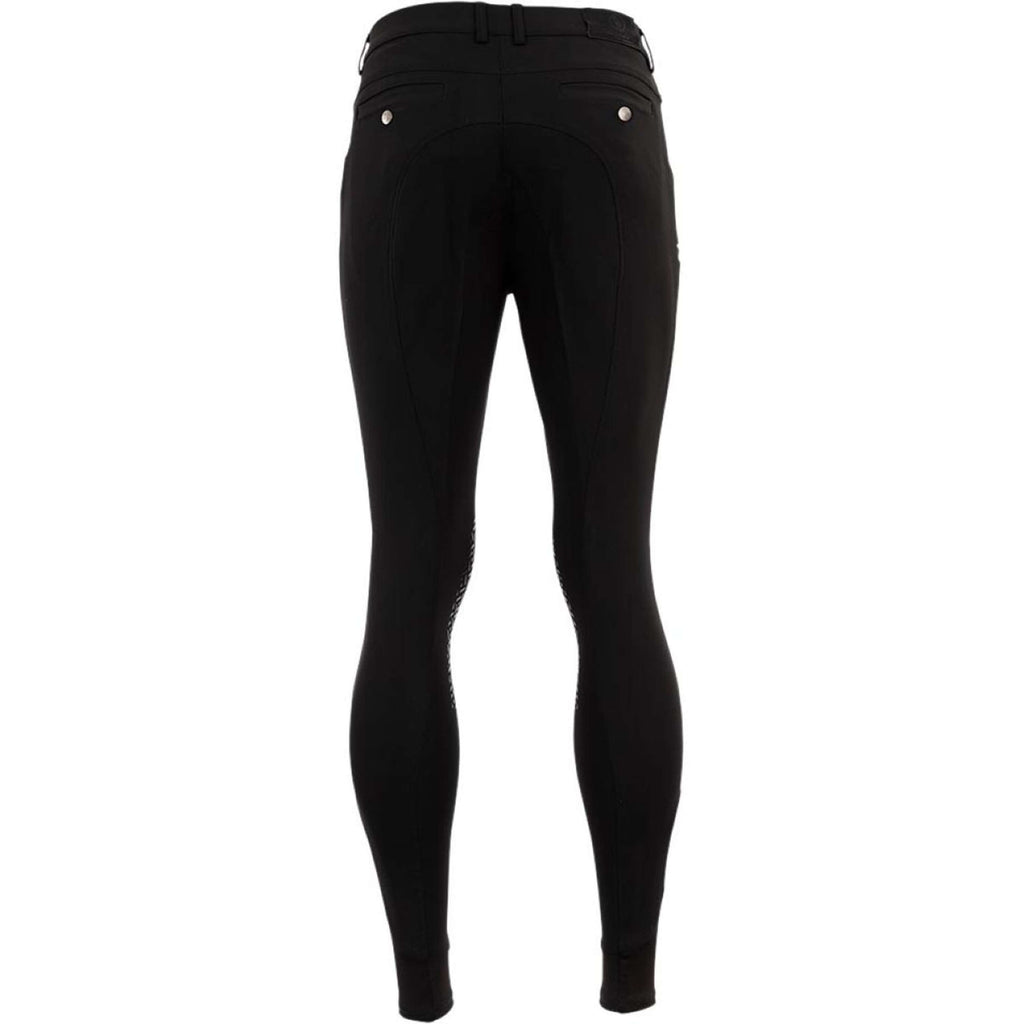BR Reithose Maikel Silikon Kniebesatz Schwarz