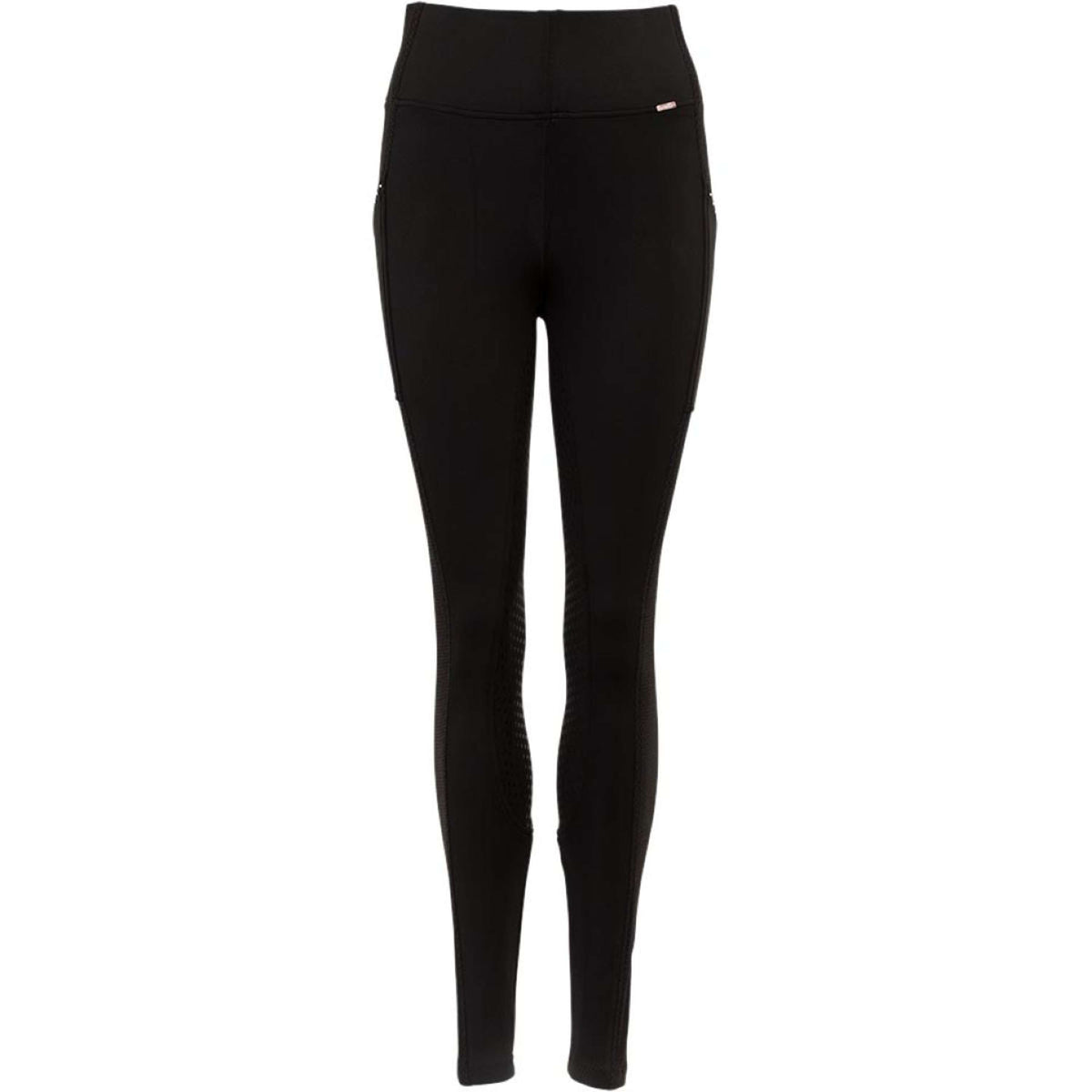 Premiere Reitleggings Blackhorn Silikon Besatz Schwarz