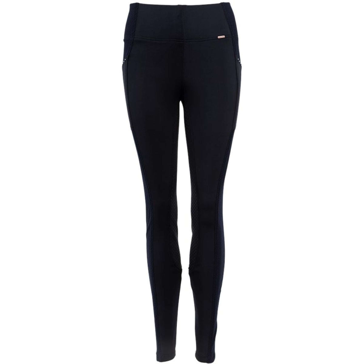 Premiere Reitleggings Blackhorn Silikon Besatz Navy