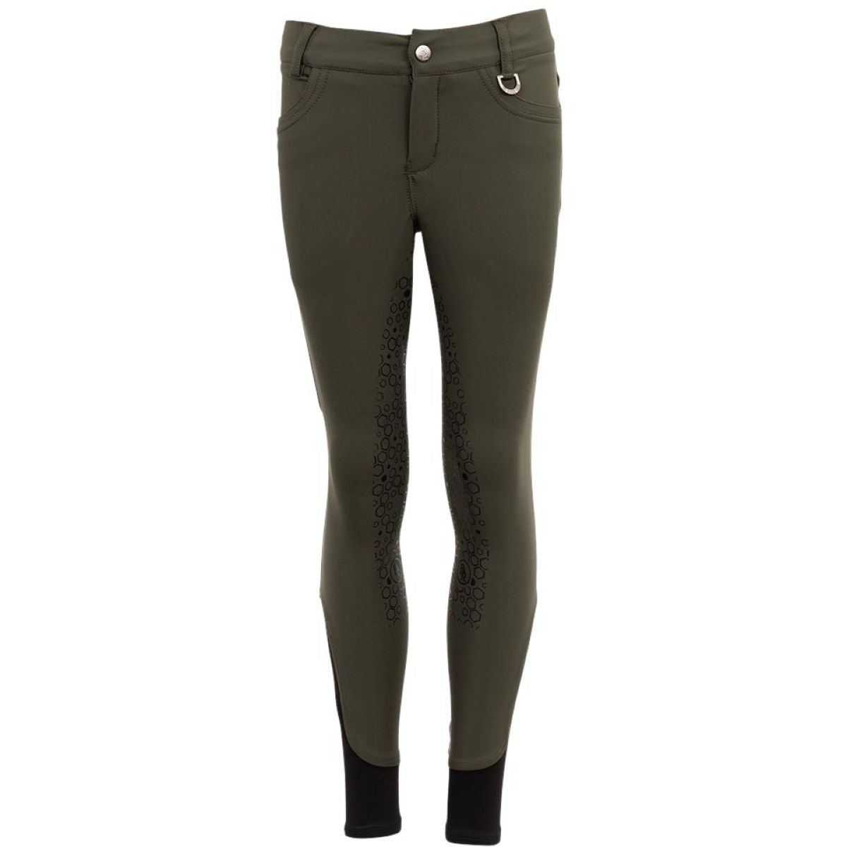 BR Reithose 4-EH Marissa Silikon Besatz Forest Green