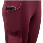 Premiere Reitleggings Bellflower Silikon Besatz Sassatras