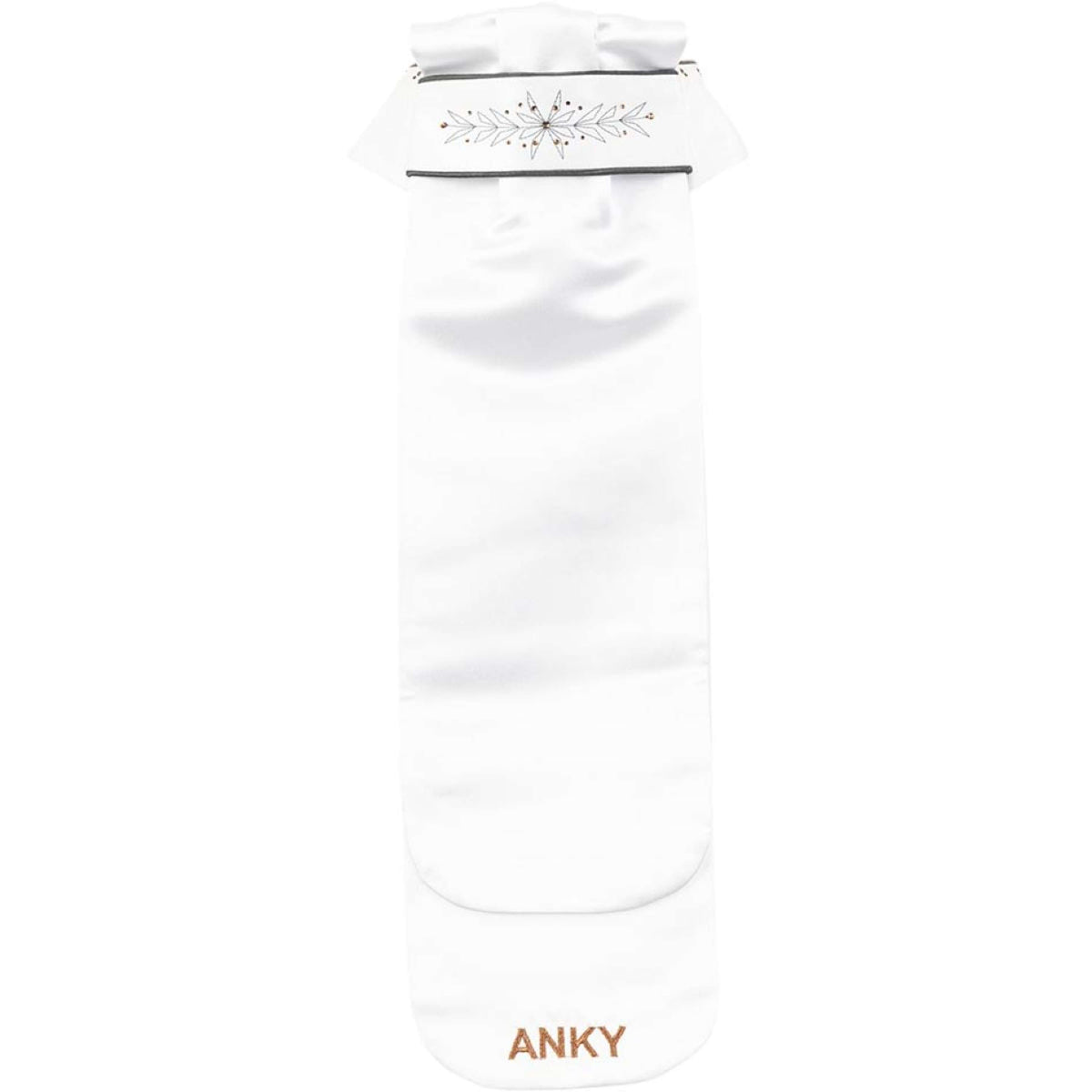 ANKY Plastron Sophisticated Weiß/Grau