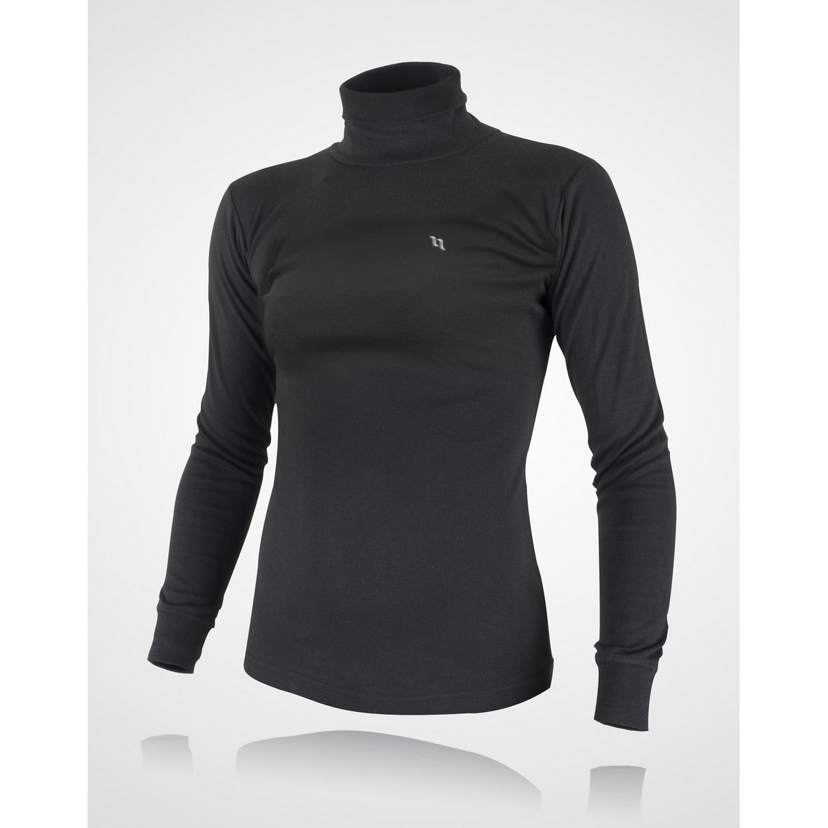 Back on Track Rollkragensweatshirt Damen Schwarz