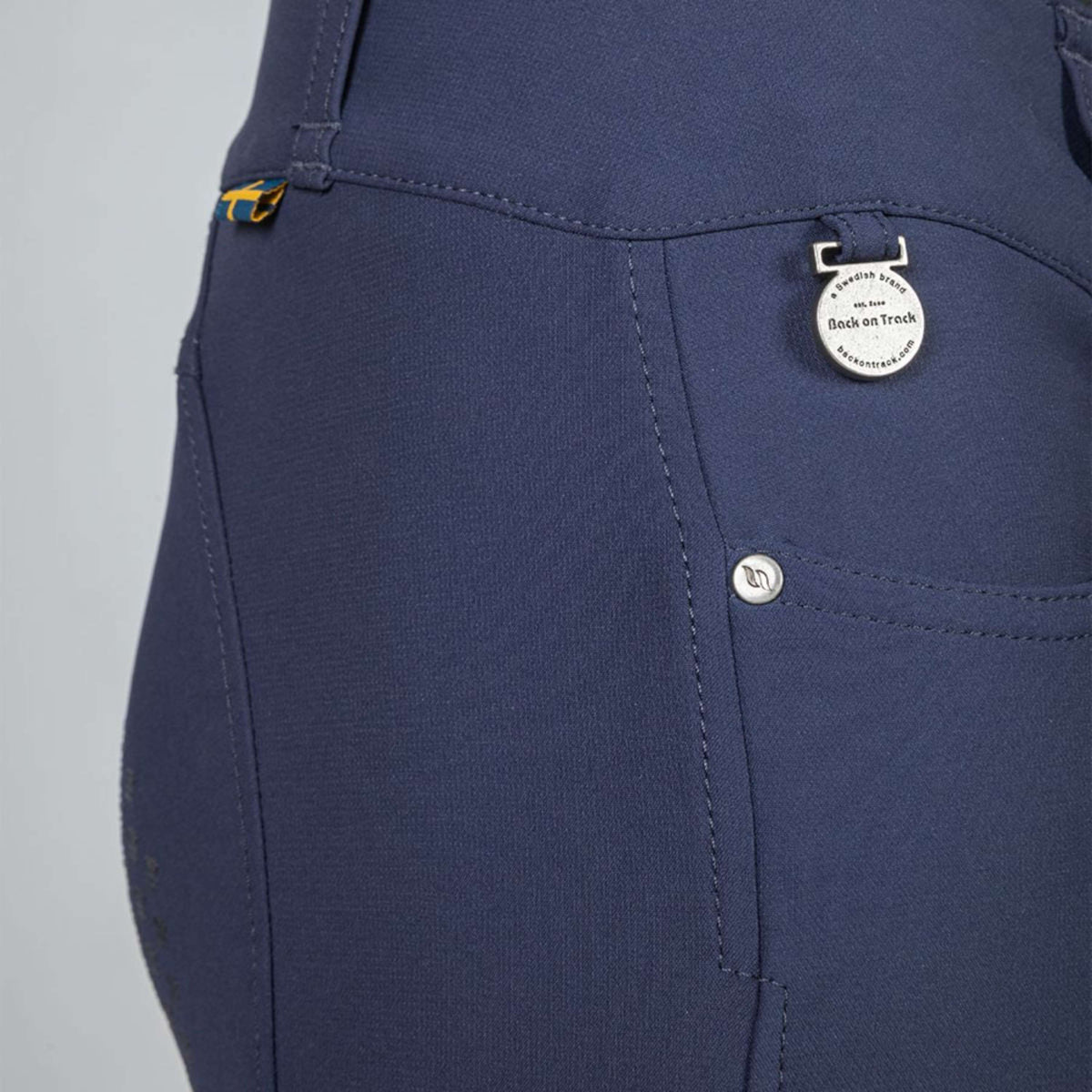 Back on Track Reithose Julia Full Grip Blau