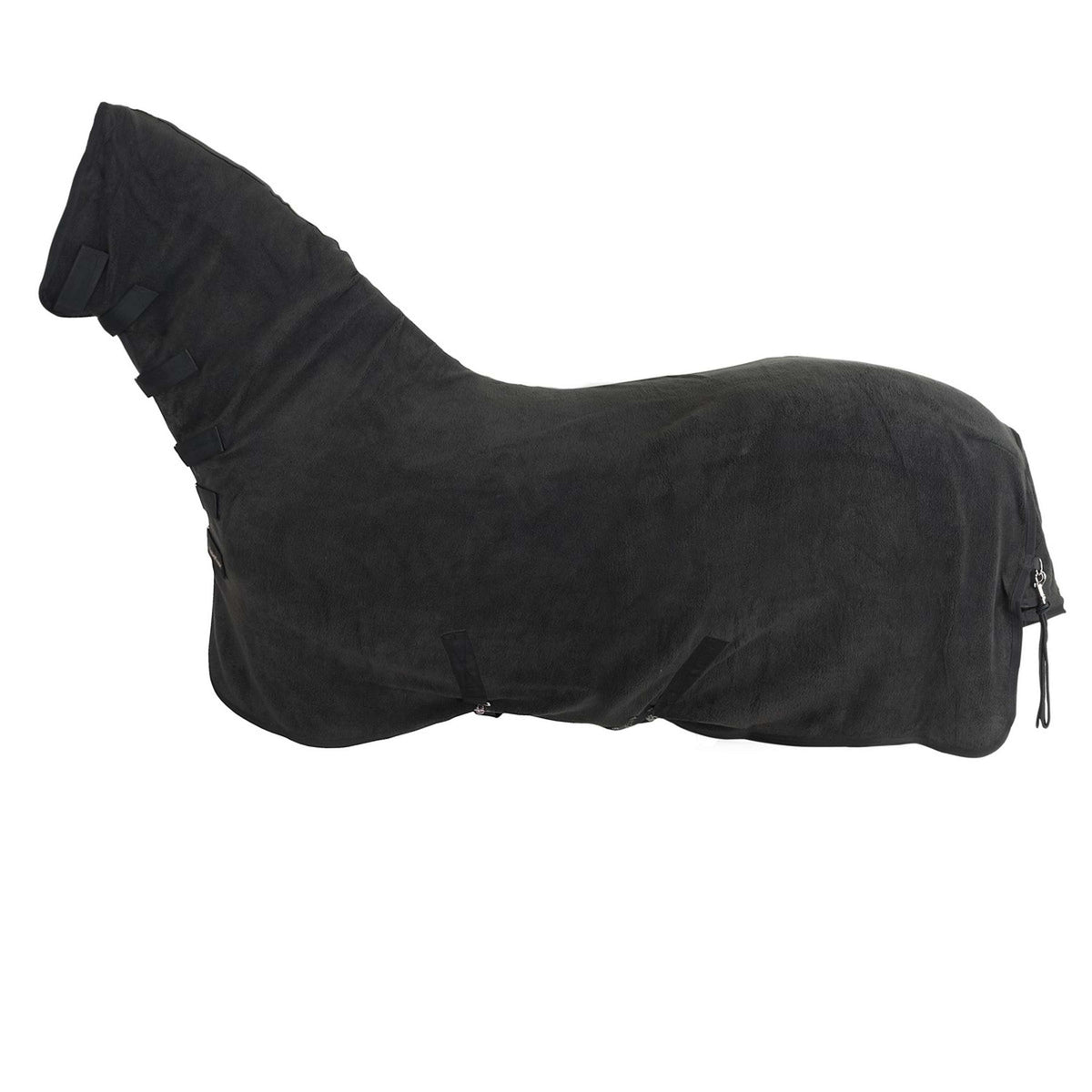 Back on Track Fleecedecke Supreme mit Halsteil Schwarz