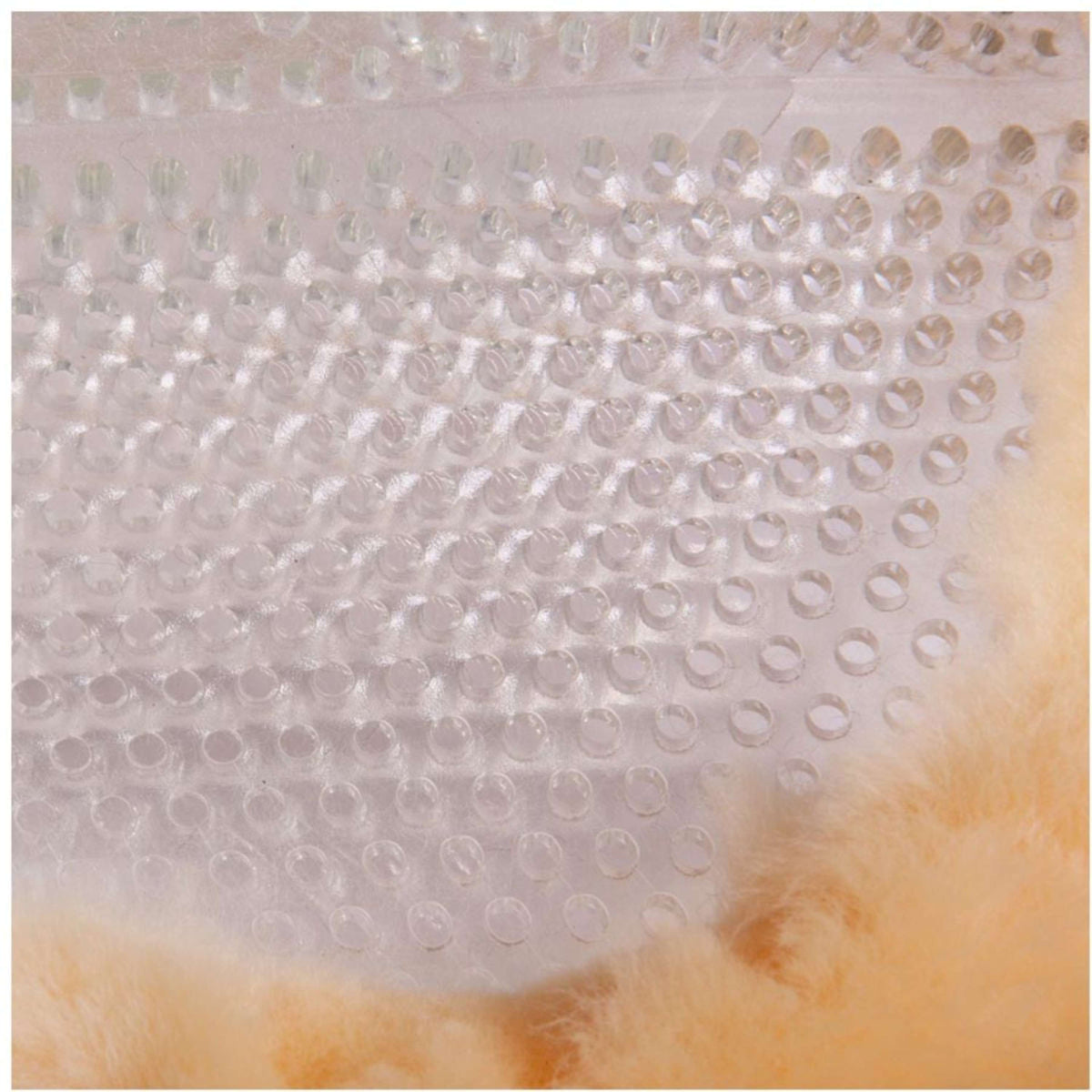 BR Gel Pad Therapeutisch Soft Gel mit Schaffell Transparent