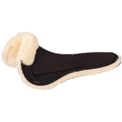 BR Sattelunterlage Sheepskin Schwarz/Naturell