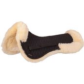 BR Sattelunterlage Sheepskin Schwarz/Naturell