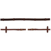 BR Zügel Leinen 19mm Runde Schnalle Tobacco/Kupfer
